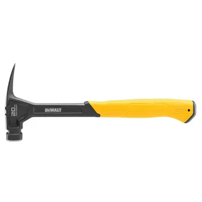 Молоток DeWALT RIP-CLAW, суцільнометалевий, 567 г, з прямим цвяхом. (DWHT51004-0)
