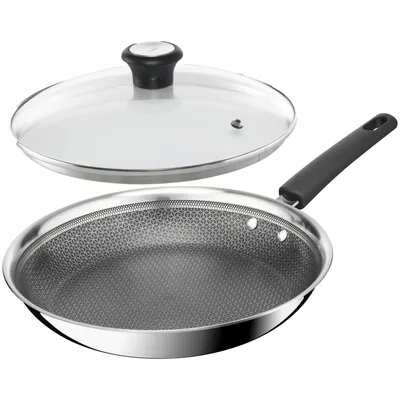 Сковорода Tefal Emotion+ Power 28 см з кришкою (SET_E3410655)