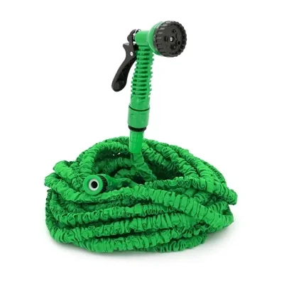 Шланг для поливу Voltronic KY-520G, 17.5-52.5м/175ft, + розпилювач, насадка на кран, Green, Box (KY-520G)