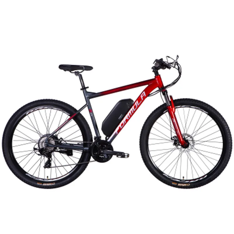 Електровелосипед Formula 29" eF-1 DD CS рама-21" 48B 12.5А*г 500Вт 2026 червоно-сріблястий (ELB-FR-29-253)