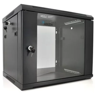 Шафа настінна Merlion 9U 19" 600*600*500 (Ш*Г*В)мм, black (Ml3-6609 / 23528)