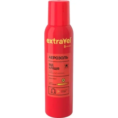 Аерозоль від комах Extravel Superior Від кліщів 100 мл (4820184442443)
