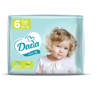 Підгузки Dada Extra Soft 6 (16+ кг) 38 шт (4820174980924)