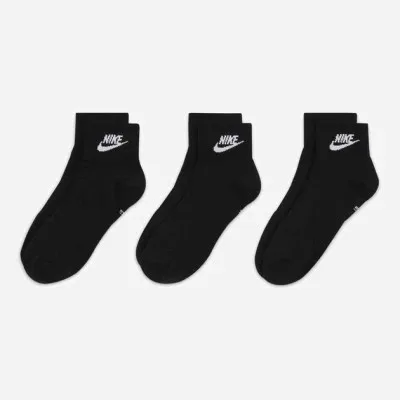 Шкарпетки Nike U NK NSW EVERYDAY ESSENTIAL AN DX5074-010 38-42 3 пари Чорні (196148785777)