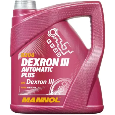 Трансмісійна олива Mannol DEXRON III AUTOMATIC PLUS 4л (MN8206-4)