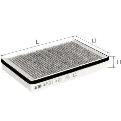 Фільтр салону ALPHA FILTER AF5011a