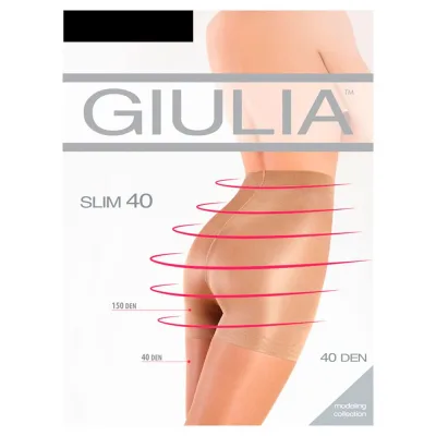 Колготи Giulia Slim 40 Den Caramel - 3 (4820040320298)