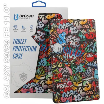 Чохол до планшета BeCover Smart Case Samsung Tab S9 (SM-X710/SM-X716)/S9 FE (SM-X510/SM-X516B) 11.0" Graffiti (710417)
