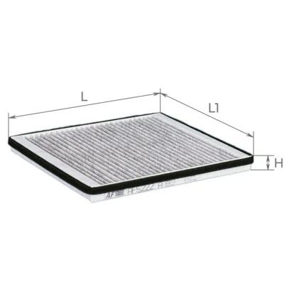 Фільтр салону ALPHA FILTER AF5222a