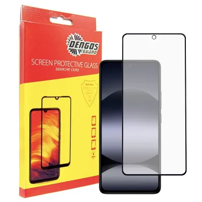 Скло захисне Dengos Full Glue Xiaomi Redmi Note 14 (black) (TGFG-381)