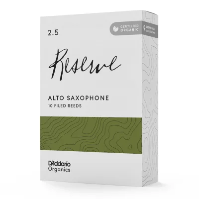 Тростина для саксофона D'Addario Organic Reserve - Alto Sax #2.5 - 10 Box (ODJR1025)