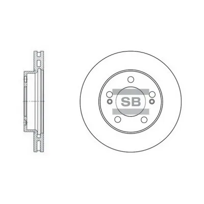 Гальмівний диск HI-Q SD3024