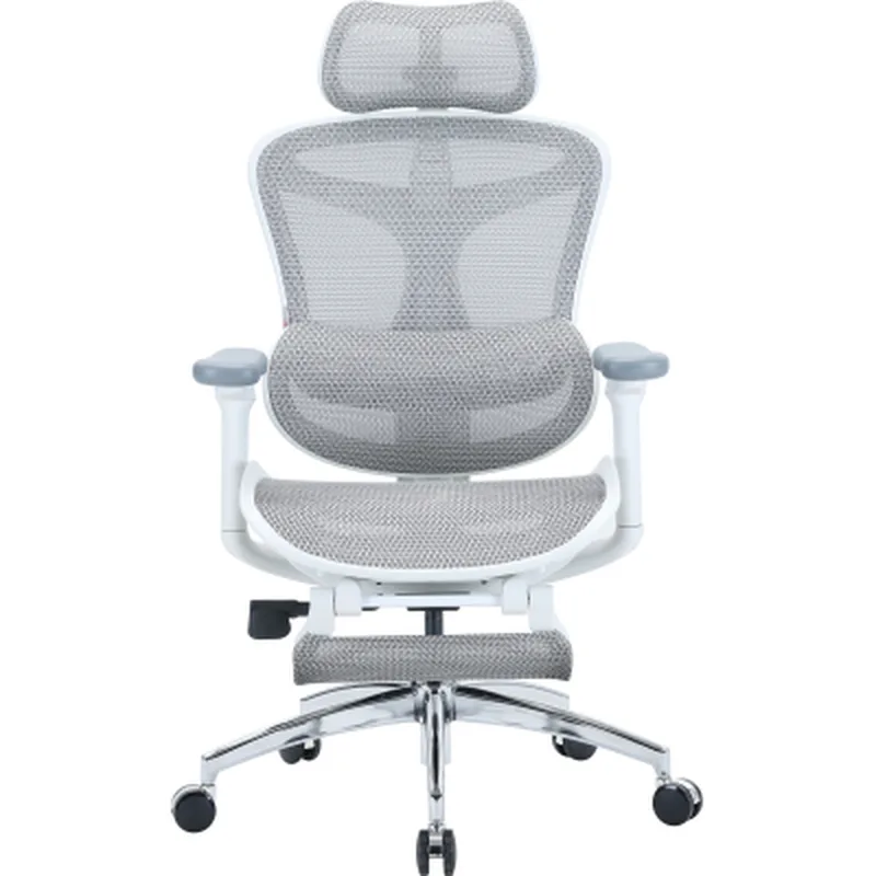Офісне крісло Sihoo Крісло офісне з підставкою для ніг Sihoo DORO C300L Mesh White with foo (DORO-C300L-A3-102-JT)