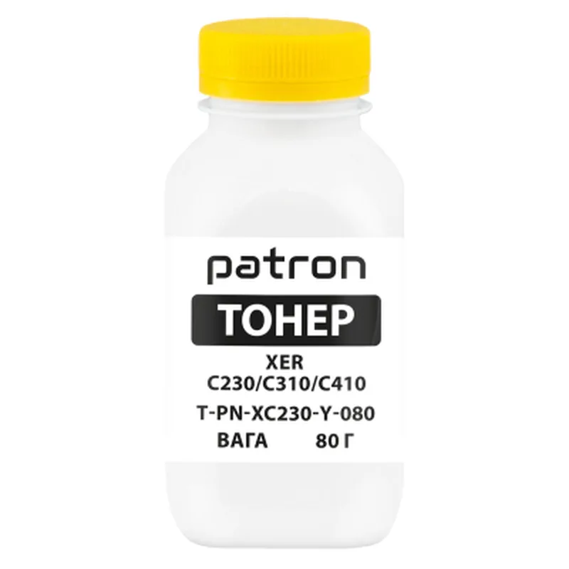 Тонер XER C230/C310/C410, 80 г, Yellow Patron (PN-XC230-Y-080)