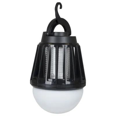 Ліхтар Bo-Camp + знищувач комах Atom WP Rechargable 180 Lumen Black (5818804) (DAS303870)