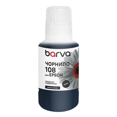 Чорнило Barva Epson 108 140 мл, black special, OneKey (E108-1009)