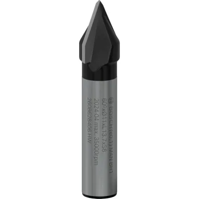 Фреза Bosch Professional пазова V-подібна V, Std, S8, D11, L14 60° (2.608.628.406)