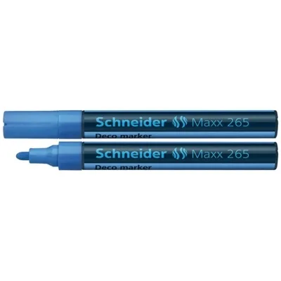 Маркер Schneider MAXX 265 крейдовий 2-3 мм, блакитний (S126510)
