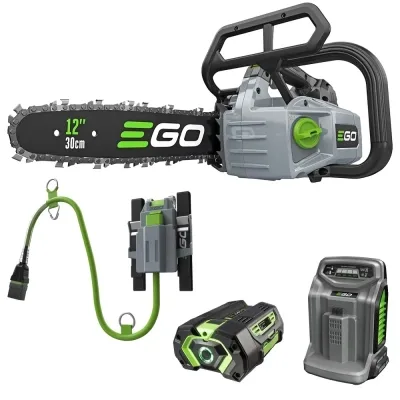 Ланцюгова пила EGO CSX3002 KIT, 56В, шина 30см, 45лан, 3/8P, 1,1мм, акум. 4Ah + ЗП (0140014003)