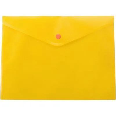 Папка - конверт Buromax А4, with a button, yellow (BM.3926-11)