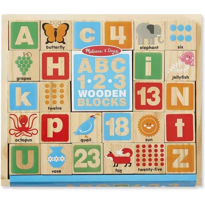 Кубики Melissa&Doug Цифри / Букви (MD2253)