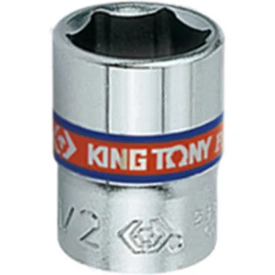 Торцева головка KING TONY 1/4" 6-гранна 9/32" (233509S)