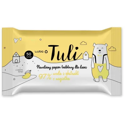 Туалетний папір Luba Tuli Зволожений для дітей Манго 50 шт. (5903968220464)