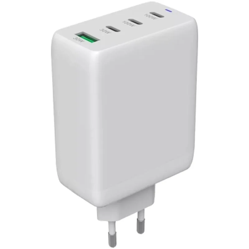 Зарядний пристрій Canyon CU100ACC GaN 100W 3xPD 1xQC EU White (CNS-CUW100ACC)