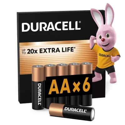 Батарейка Duracell AA лужні 6 шт. в упаковці (5007757)