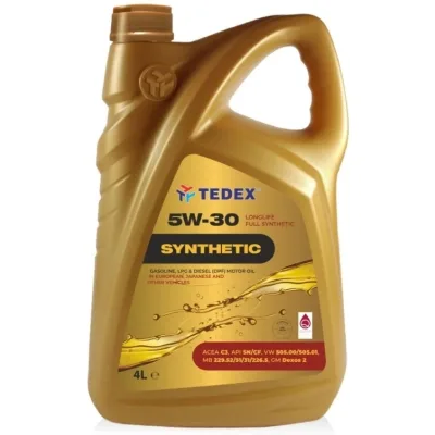 Моторна олива TEDEX SYNTHETIC SN/SM/CF 5W30 - 4л