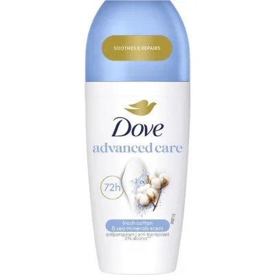 Антиперспірант Dove Advanced Care Fresh Cotton & Sea Minerals Roll-On 50 мл (59029601)