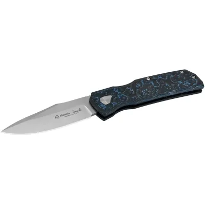 Ніж Maserin Power, Magnacut, fat carbon arctic blue (502/BM)