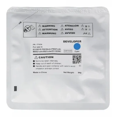 Девелопер Kyocera Ecosys P5021, DV-5230C 94г, cyan, 302R793060 CET (CET171034)