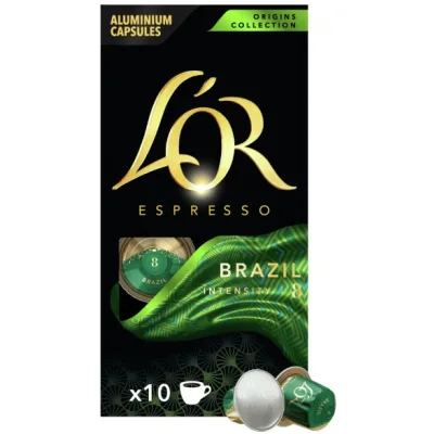 Кава L'OR Espresso Barista Brazil #8 в капсулах 10 шт (8711000573501)