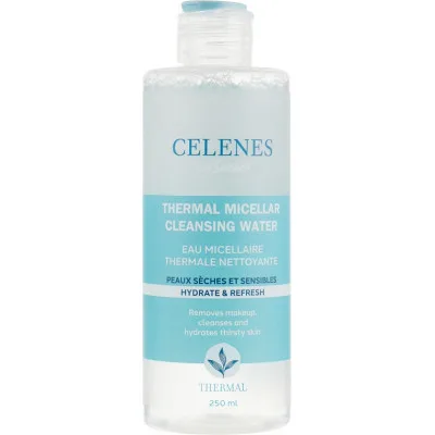 Міцелярна вода Celenes Thermal Micellar Cleansing Water Термальна для сухої та чутливої шкіри 250 мл (7350104248048)