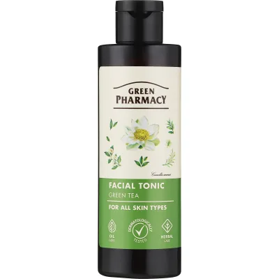 Тонік для обличчя Green Pharmacy Зелений чай 200 мл (4823015929663)