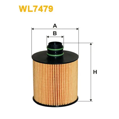 Фільтр масляний Wixfiltron WL7479