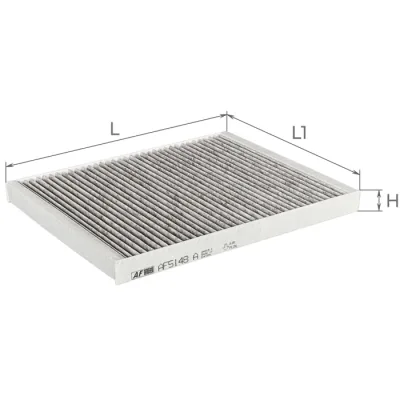 Фільтр салону ALPHA FILTER AF5148a