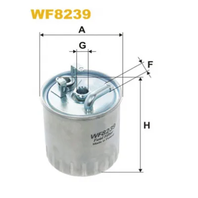 Фільтр паливний Wixfiltron WF8239