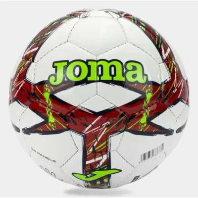 М'яч футбольний Joma Dal III (401412.206) Уні 4 Біло-червоно-салатовий (8445954786730)
