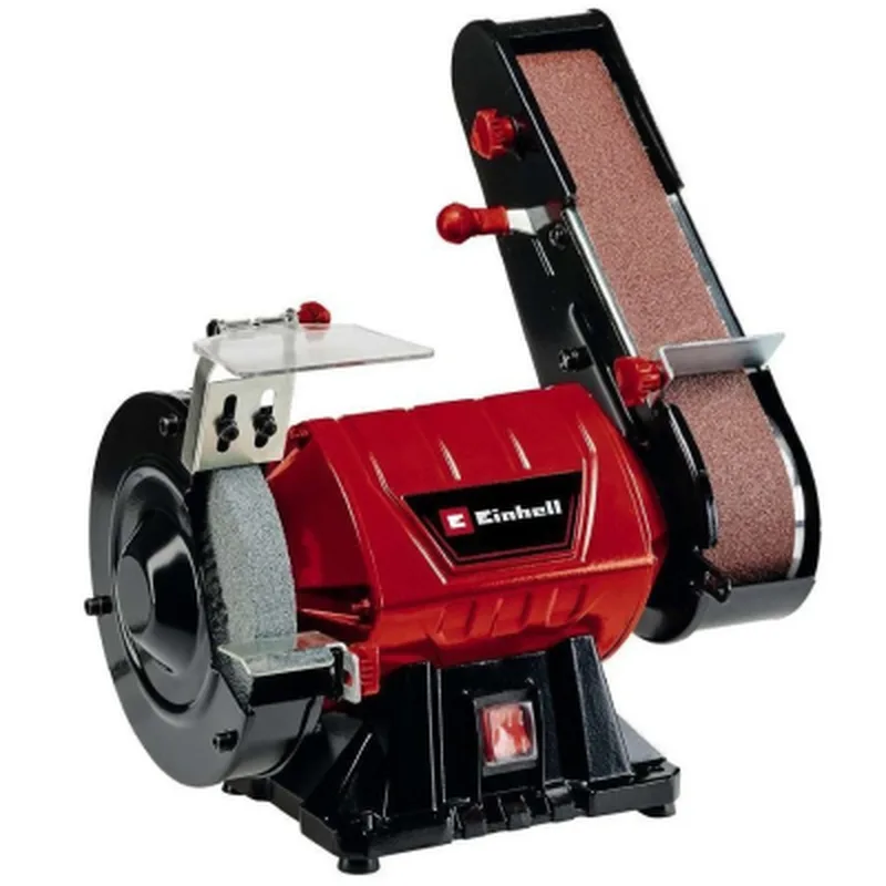 Точильний верстат Einhell TC-US 350, 350Вт, коло 150мм, стрічка 50х686мм, 2950об/хв (4466154)