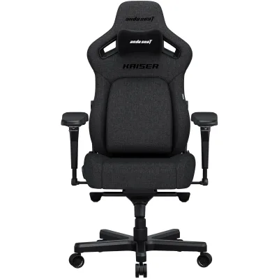 Крісло ігрове Anda Seat Kaiser 4 Linen Fabric Size L Dark Gray (AD12YDDC-L-20-GB-CF)