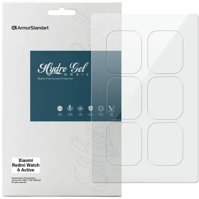 Плівка захисна Armorstandart Matte hydrogel Xiaomi Redmi Watch 6 Active 6 pcs (ARM94029)