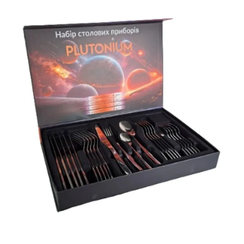 Набір столових приборів Gusto Plutonium 24 шт (GT-SFKS02-24)