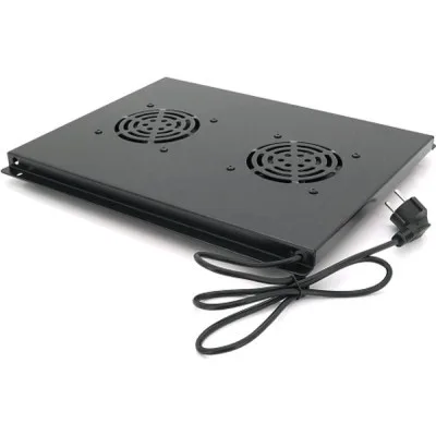 Вентиляторний модуль 2 вент. 19" 1U, для глибини 600мм Merlion (31230 / JG-06-2Fan)
