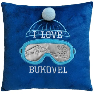 М'яка іграшка Tigres Подушка I love Bukovel (ПД-0480)