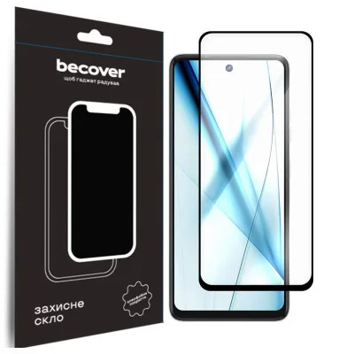 Скло захисне BeCover Tecno Spark 20 Pro (KJ6) Black (710653)