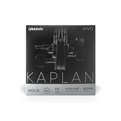 Струни для скрипки D'Addario Kaplan Vivo Violin String Set 4/4 Scale Medium Tension (KV310 4/4M)