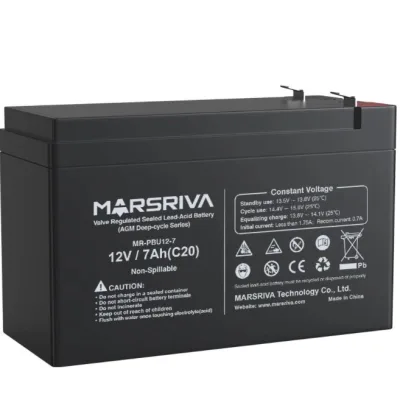 Батарея до ДБЖ Marsriva 12V 7Ah (MR-PBU12-7)