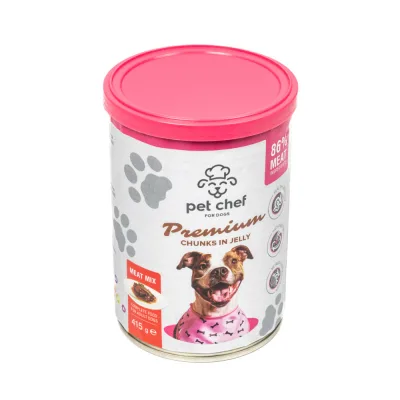 Вологий корм для собак Pet Chef М'ясний мікс 415 г (4820255193625)